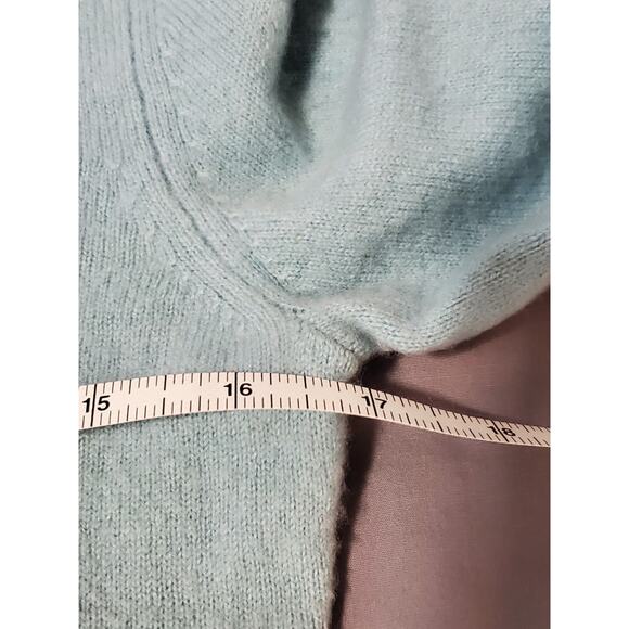 Privé Cashmere Women’s Sweater Set Size Small – Cardigan & Shell Light Blue - Picture 6 of 11